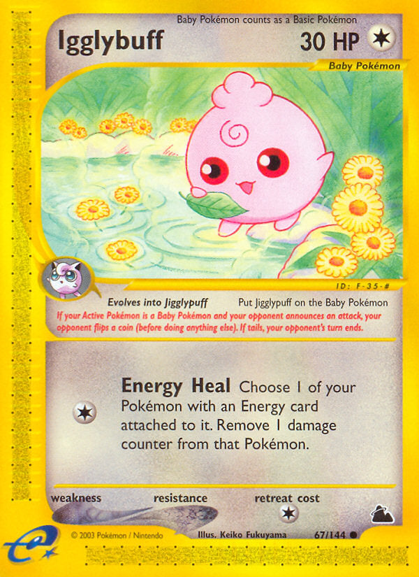 E-Series Skyridge Igglybuff #67/144